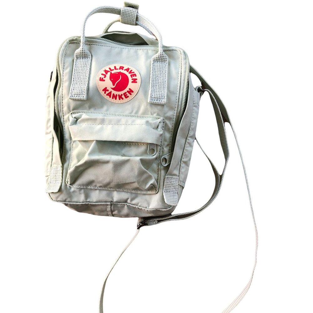 Fjallraven green mini crossbody bag